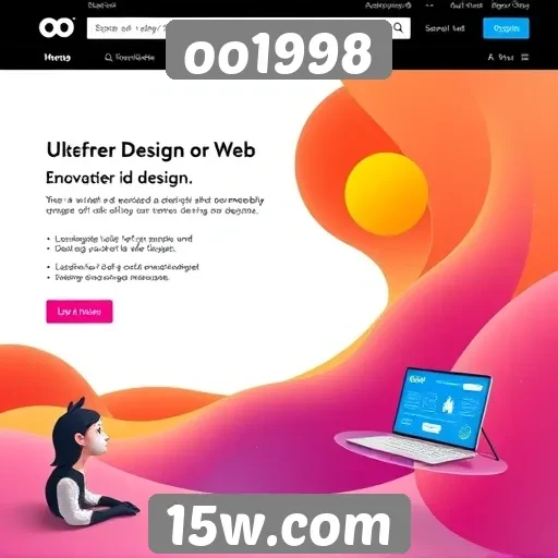 Explore a evolução do design no site oo1998